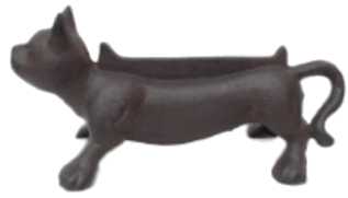 Boot Scraper Cast Iron Vintage Style Cat Design