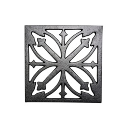 100% Handmade Antique Cast Iron Trivet Hollowing Design Squared Pot Holder Kitchen Trivet Heat Resistant