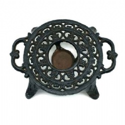 Cast Iron Decorative Teapot Dish Warmer Stable Holder for Tealight Stand