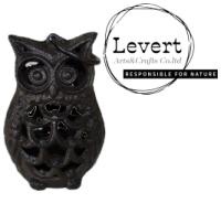 Cast Iron Owl Candlestick- Sturdy and Durable Hollowed-out Tea Light Holder- Animal Lantern- for Outdoor Indoor Decor