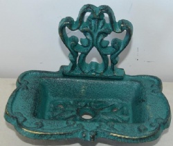Cast Iron Soap Dish Antique Bronze Vintage Cast Iron Soap Dish