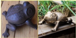 100% Handmade Cast Iron Animal Frog Shape Key Hider/Key Box