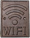 Retro Vintage WiFi Sign in Metal Sign Home Bar Cafe Restaurant Wall Decor Signs