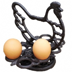 Rustic Wrought Iron Eggs Holder Vintage Metal Storage Eggs Racks